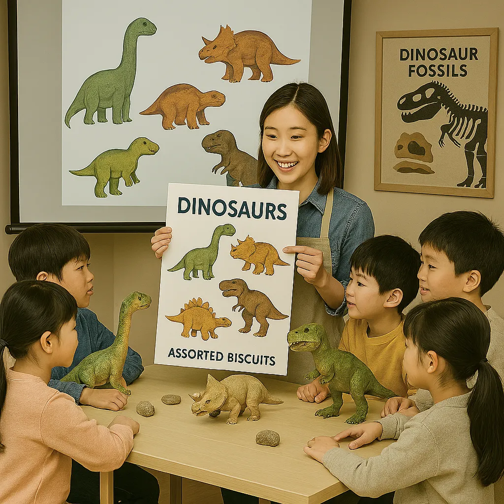 恐竜をテーマにした学習系のワークショップ(