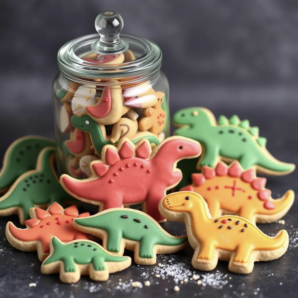 恐竜をモチーフにしたお菓子の販売